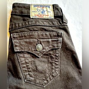 True religion jeans Cora low rise with flap